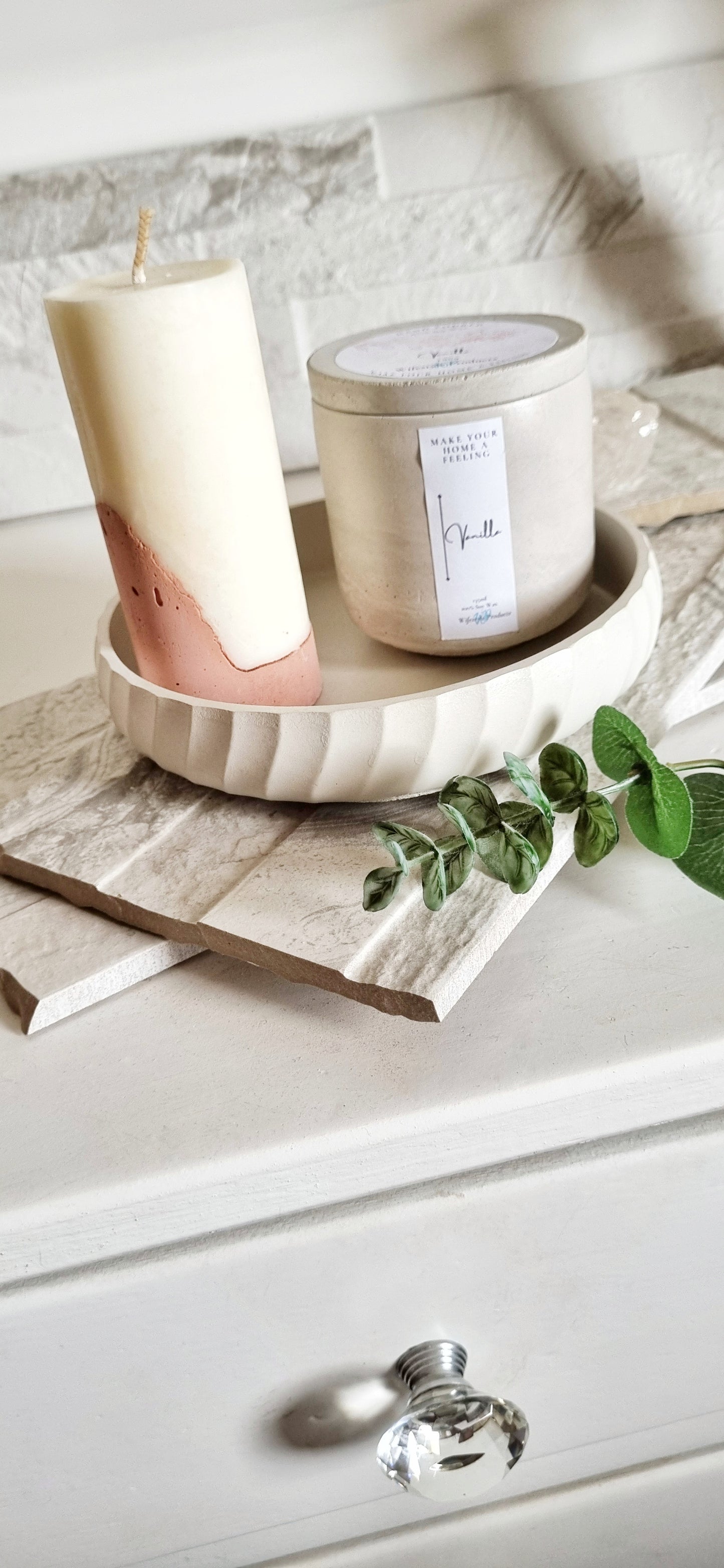 Concrete Curve Tray