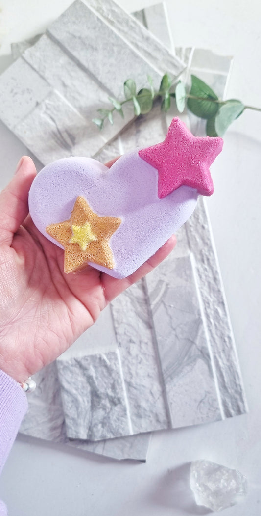 Heart of Stars Bath bomb