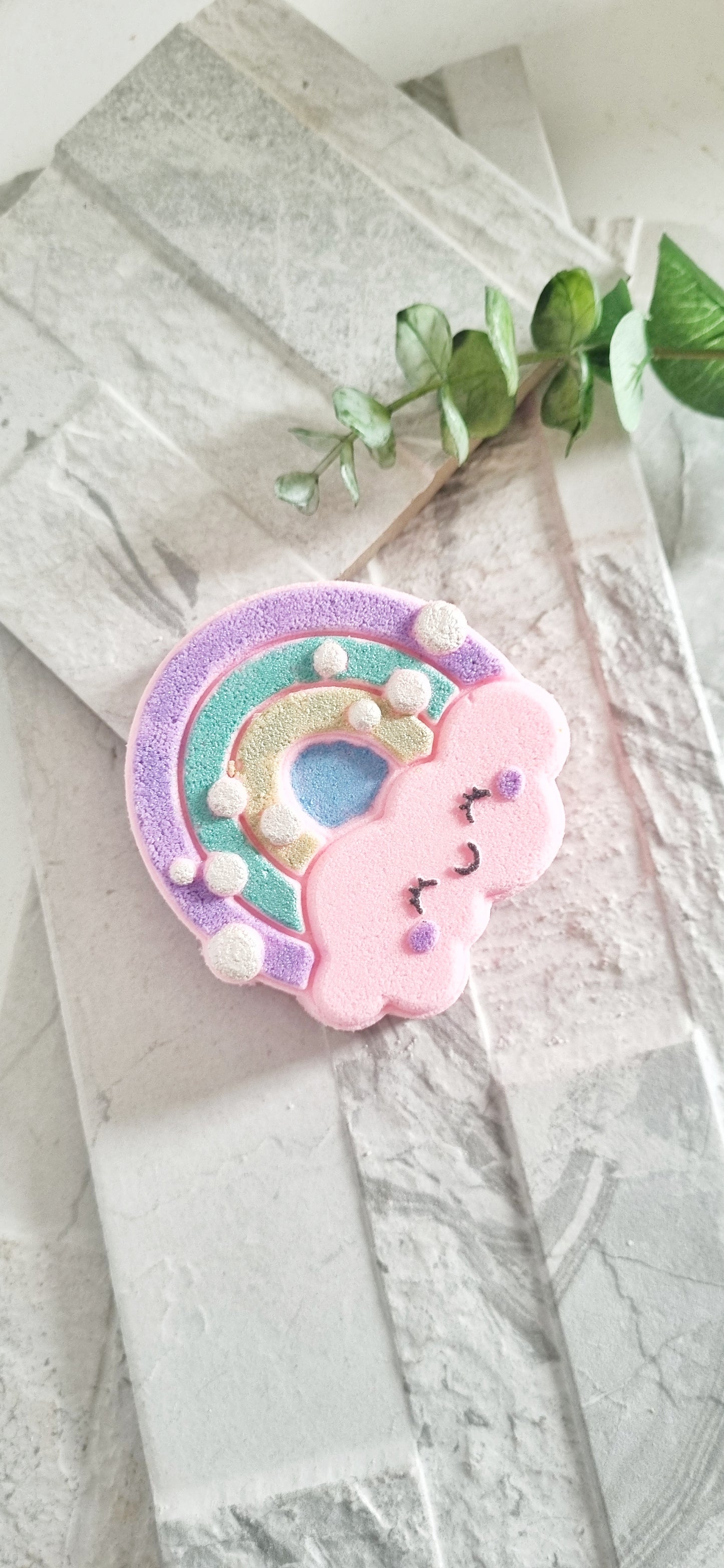 Rainbow Cloud Bath bomb