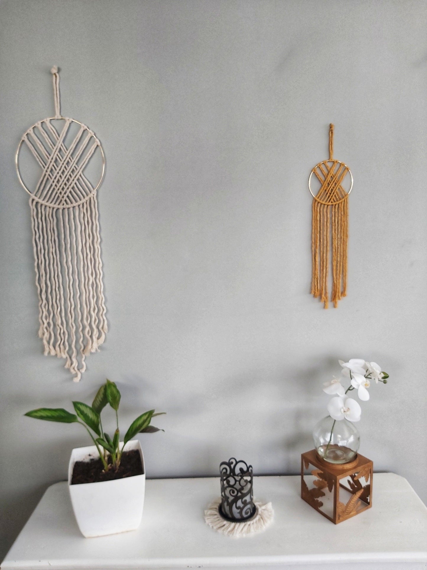 Geometric Macrame Boho Dreamcatcher Wall Hanging - Wifestyle Products