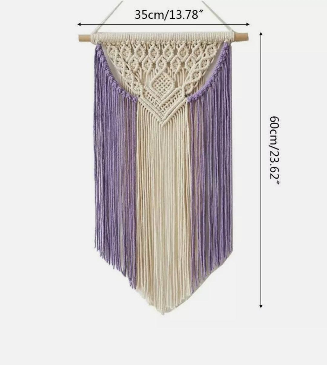 Colourful Design Cotton Wall Hanging Decor Macrame - Wifestyle Products