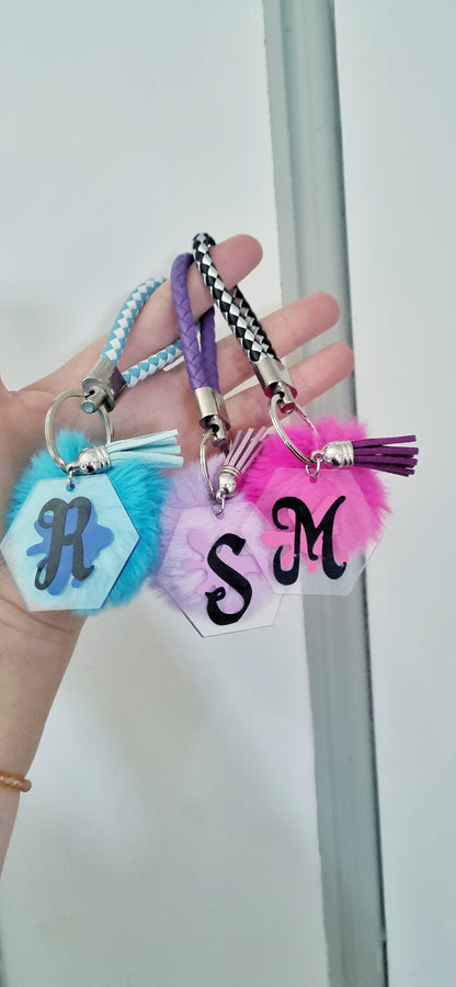 Letter keychain