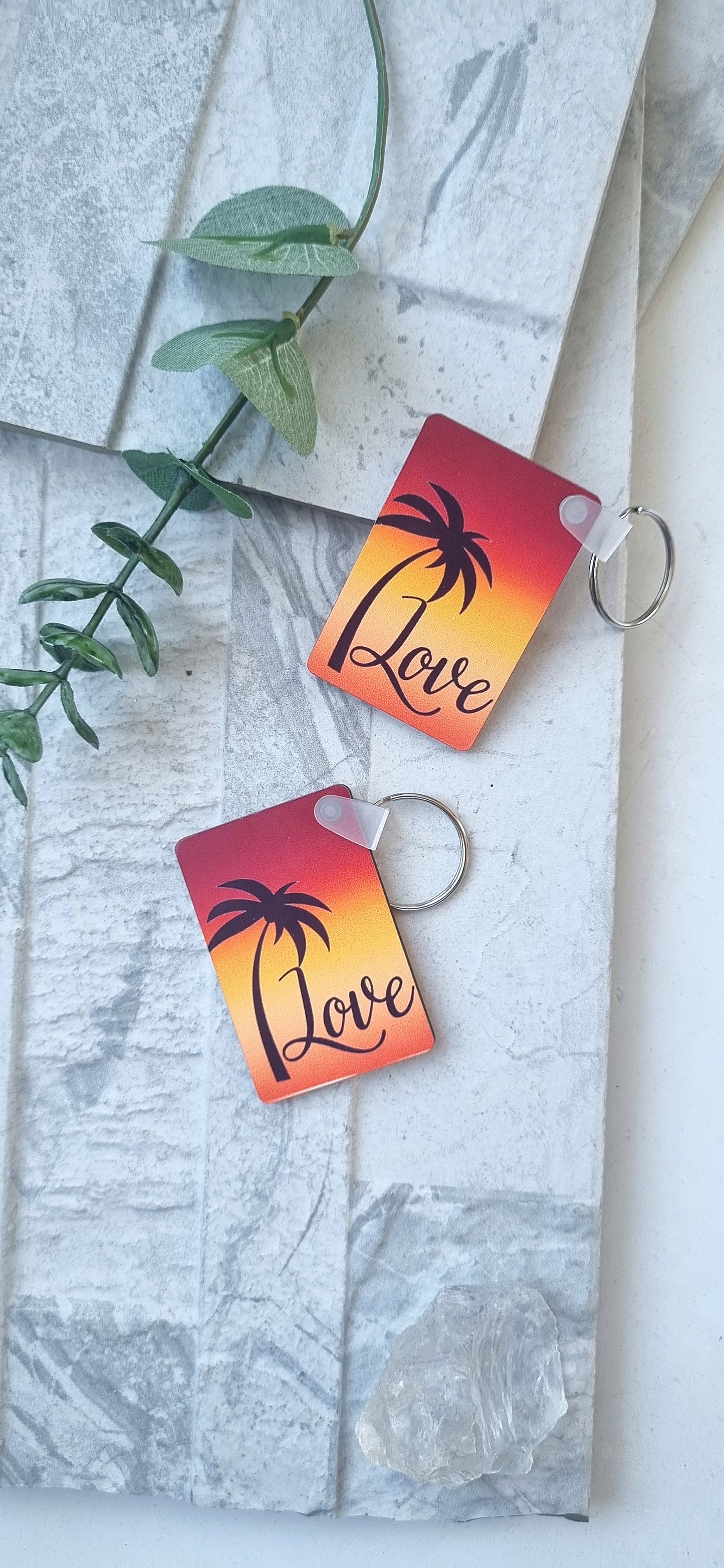 Sunset keychain