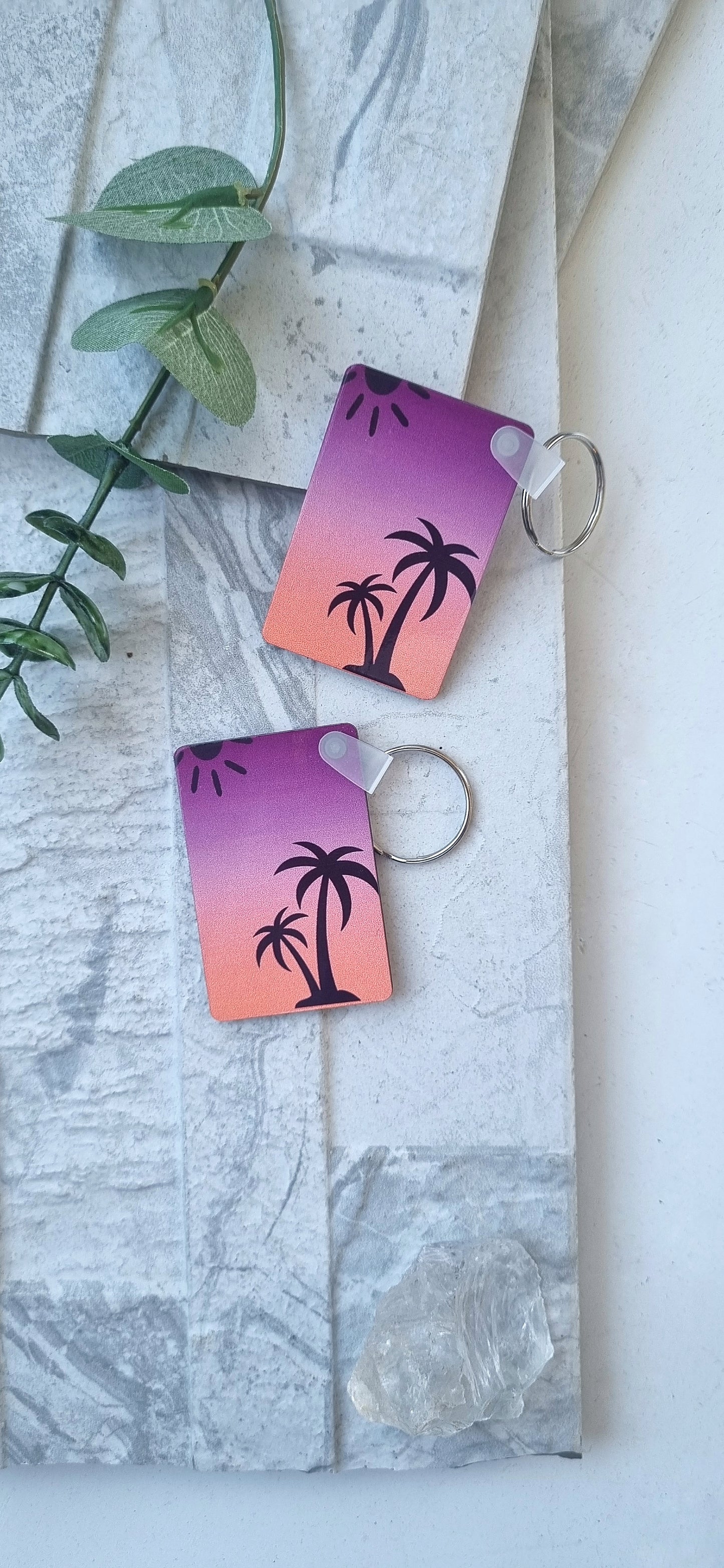 Sunset keychain