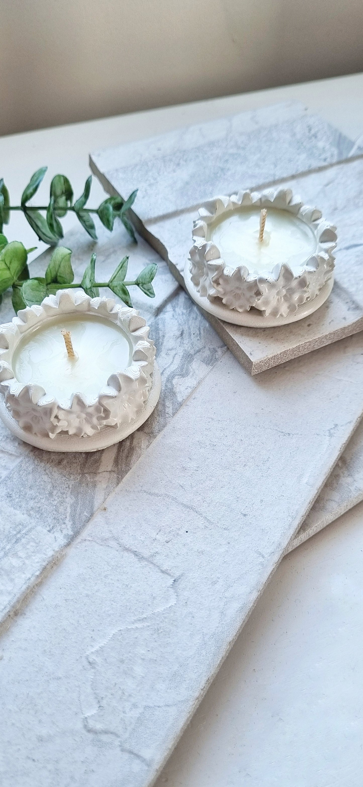 Floral Tealight Candle