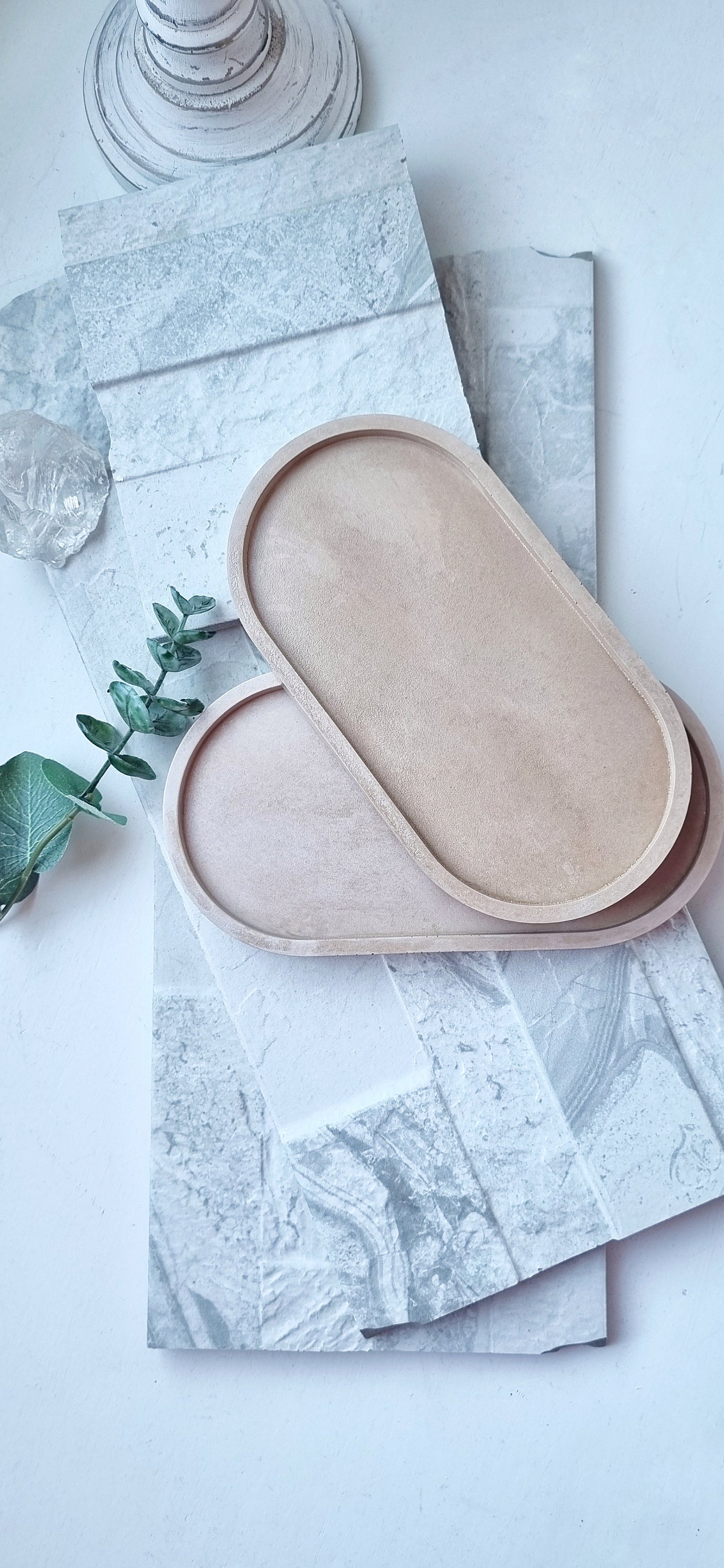 Oval Concrete tray