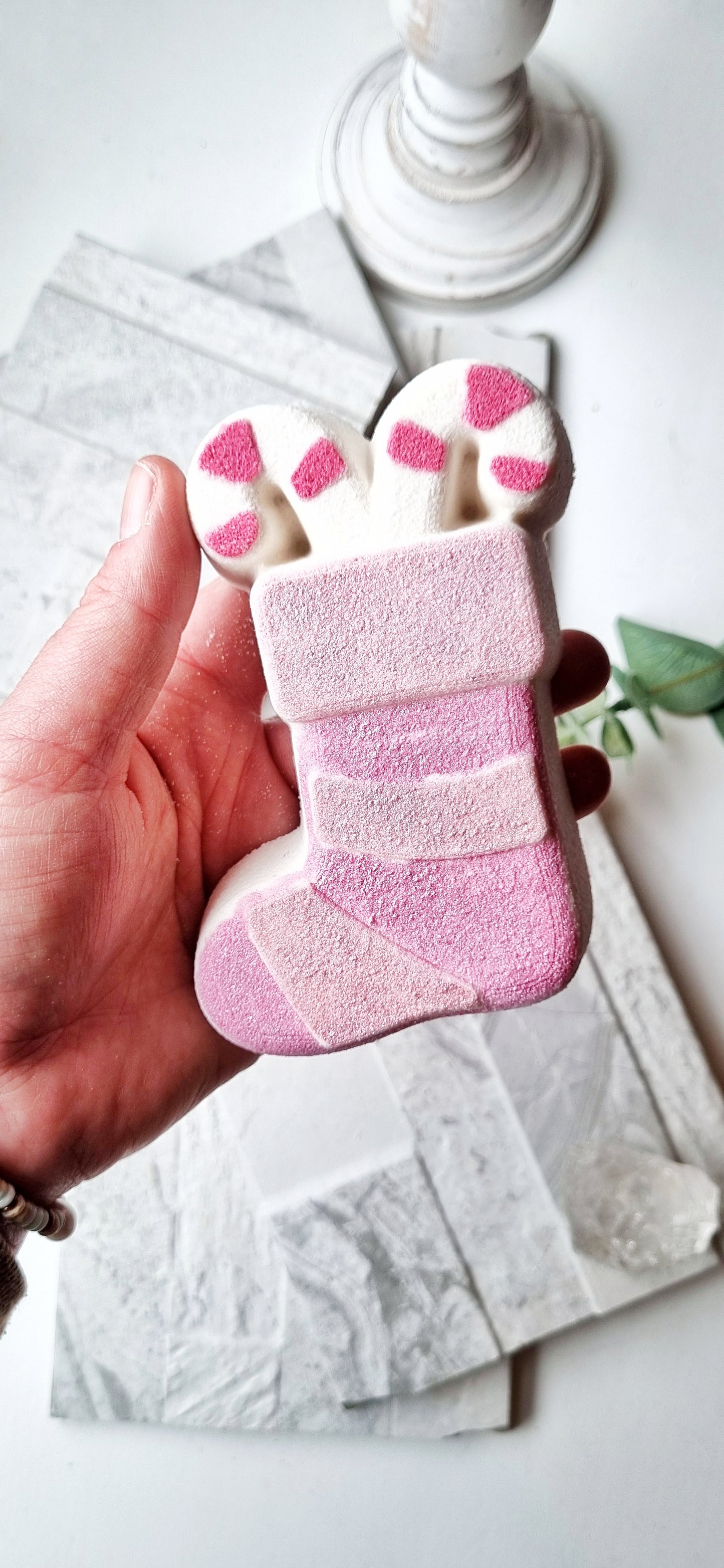 Stocking Bath bomb