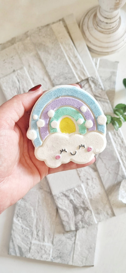 Rainbow Cloud Bath bomb