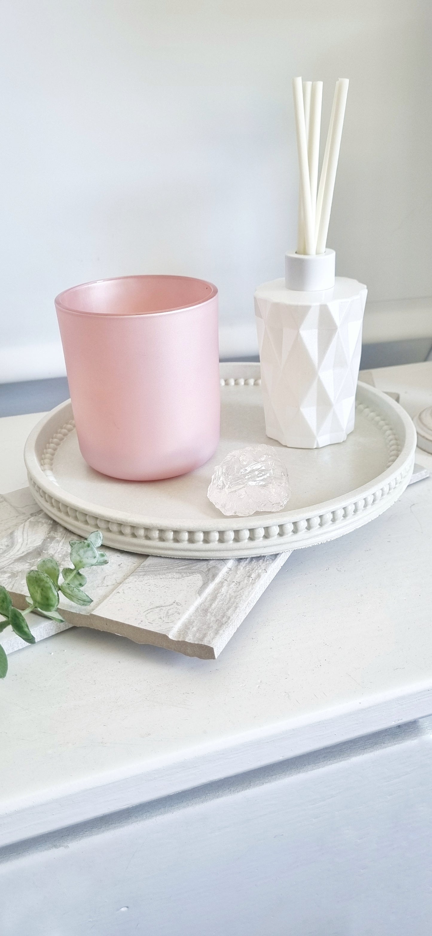 Large Round Beaded Tray