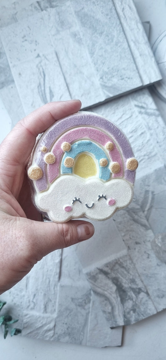 Rainbow Cloud Bath bomb