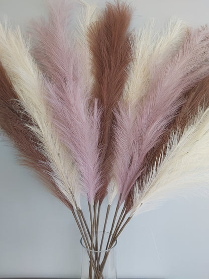 Extra Large Pampas Grass in Brown