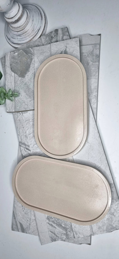 Oval Concrete tray