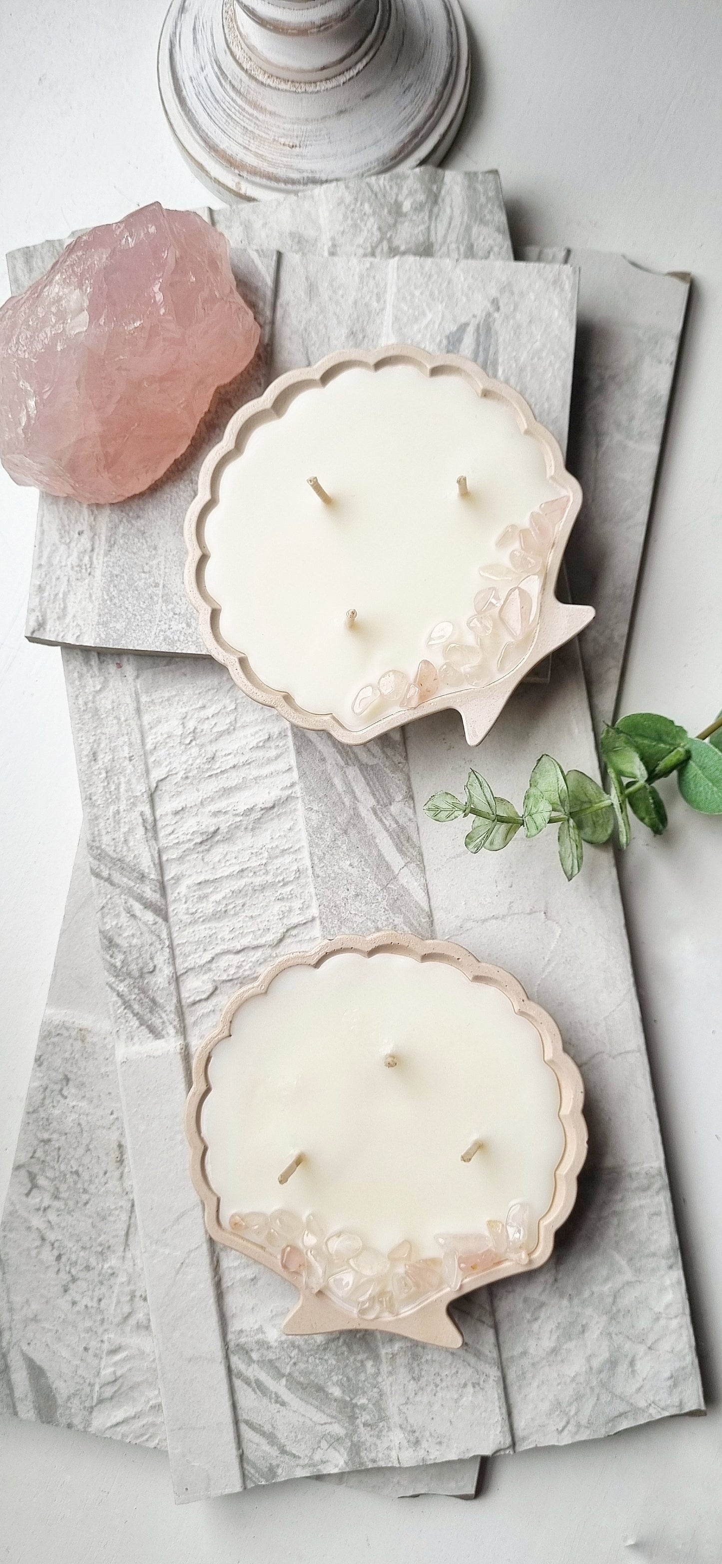 Crystal Shell Tealight Candle