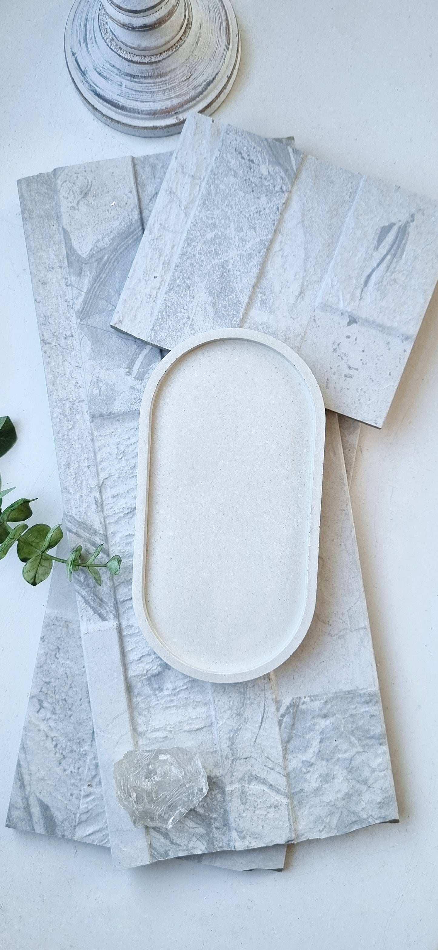 Oval Concrete tray