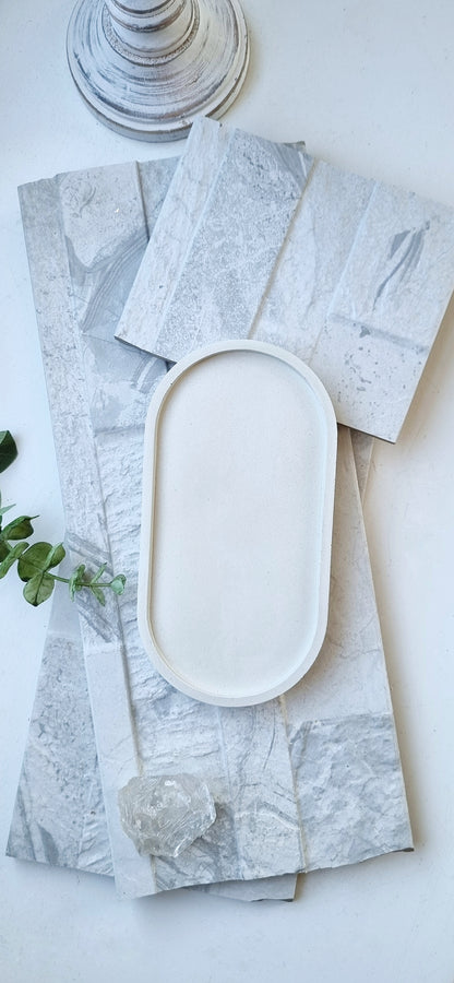 Oval Concrete tray