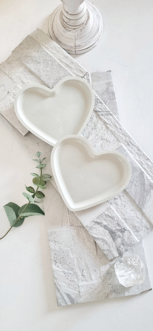Heart Tray | Concrete Tray