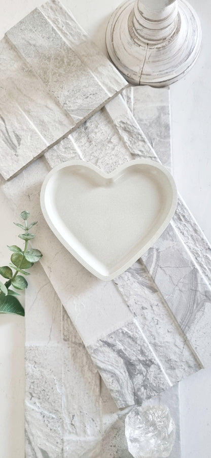 Heart Tray | Concrete Tray