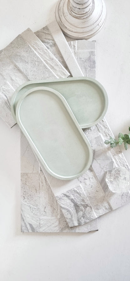 Oval Concrete tray
