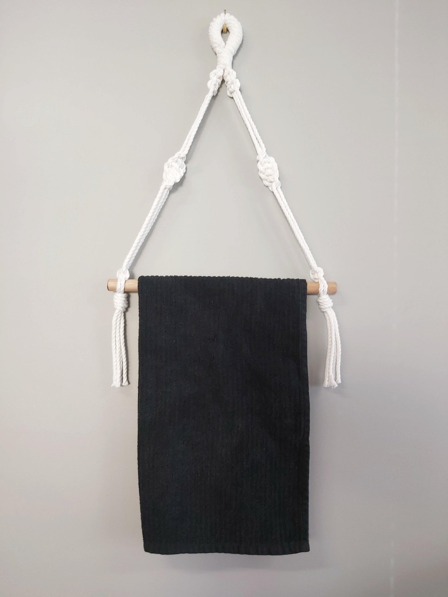 "CALLIE" Macrame bohemian paper towel rack/toilet paper holder - Wifestyle Products