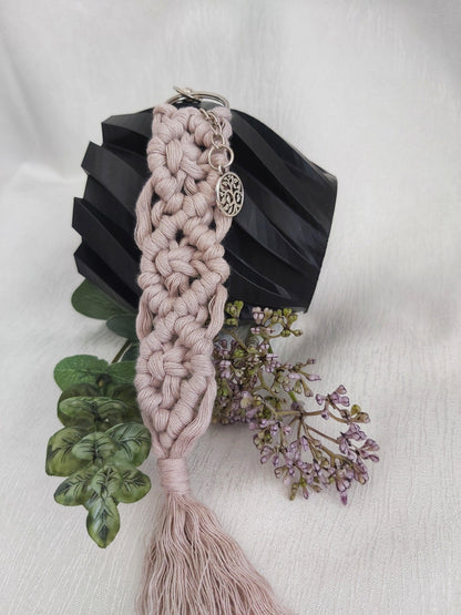 Handmade Braided tassel Macrame keychain with charm - Wifestyle Products