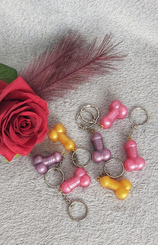 Novelty Resin Penis keyrings - Wifestyle Products