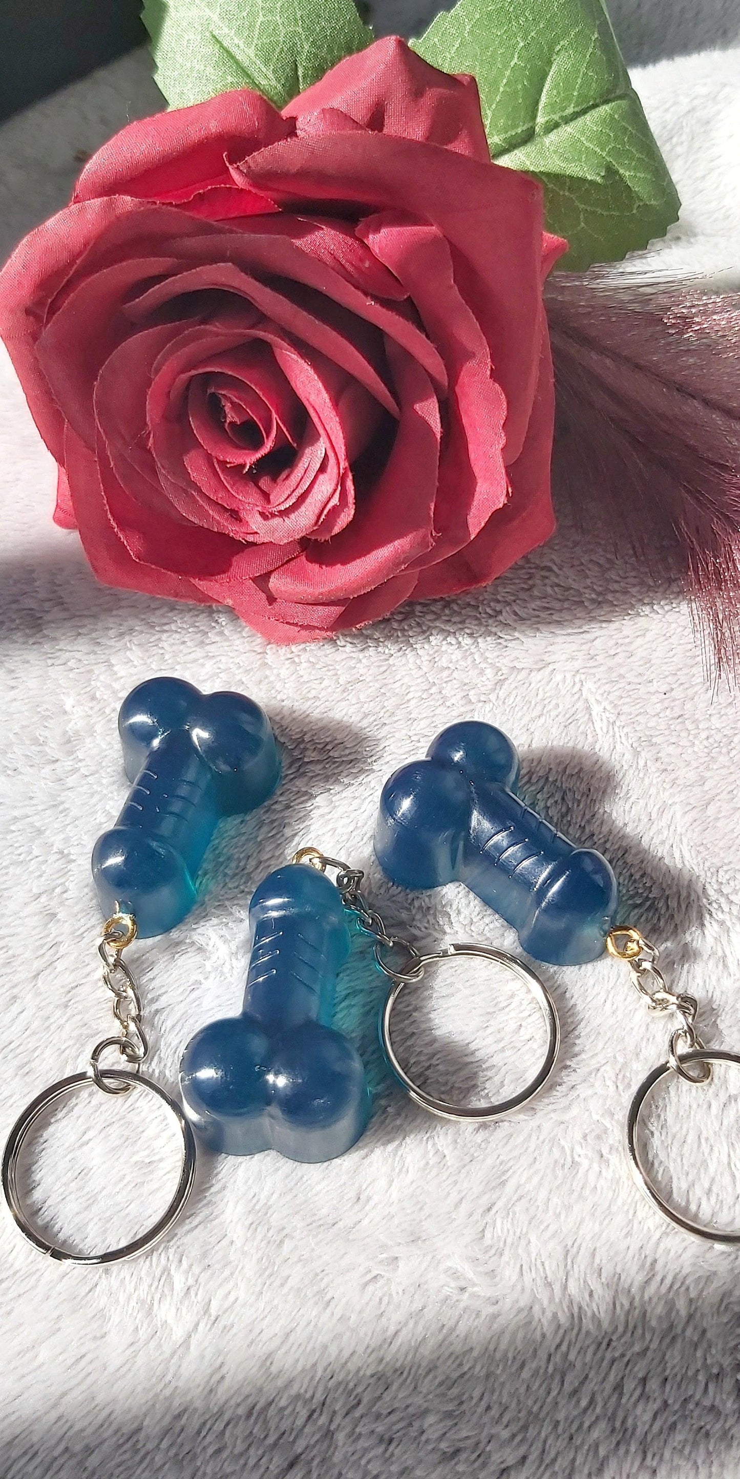 Novelty Resin Penis keyrings - Wifestyle Products