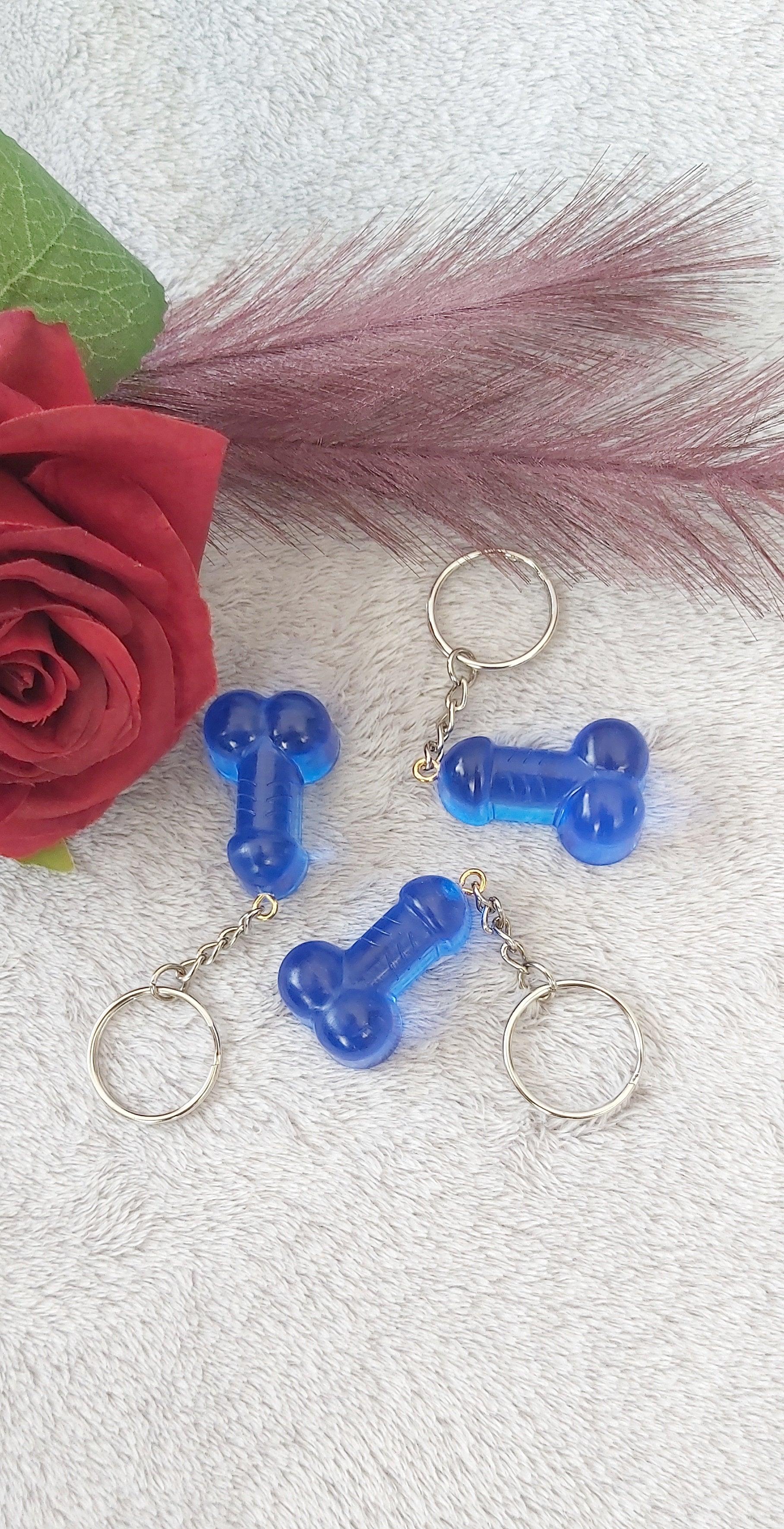 Novelty Resin Penis keyrings - Wifestyle Products