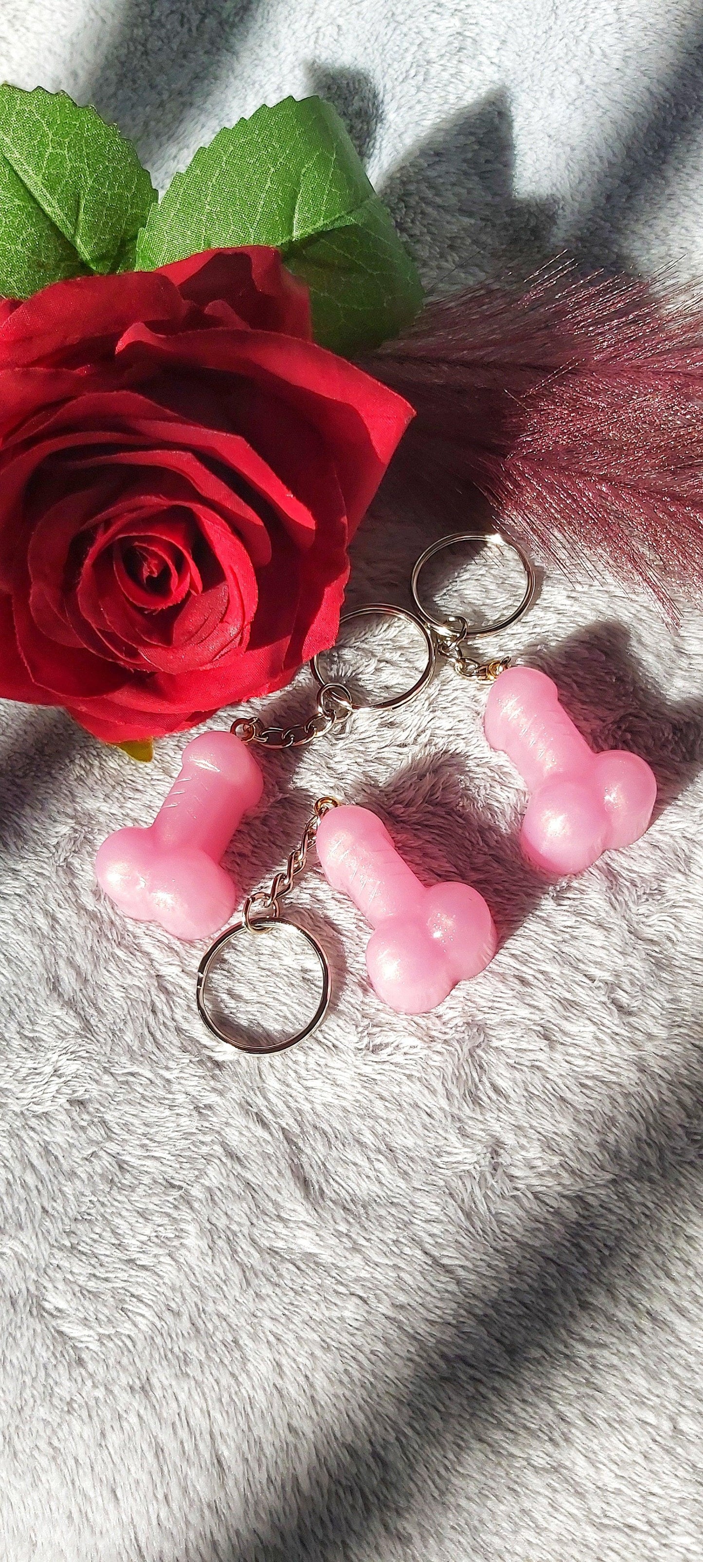 Novelty Resin Penis keyrings - Wifestyle Products