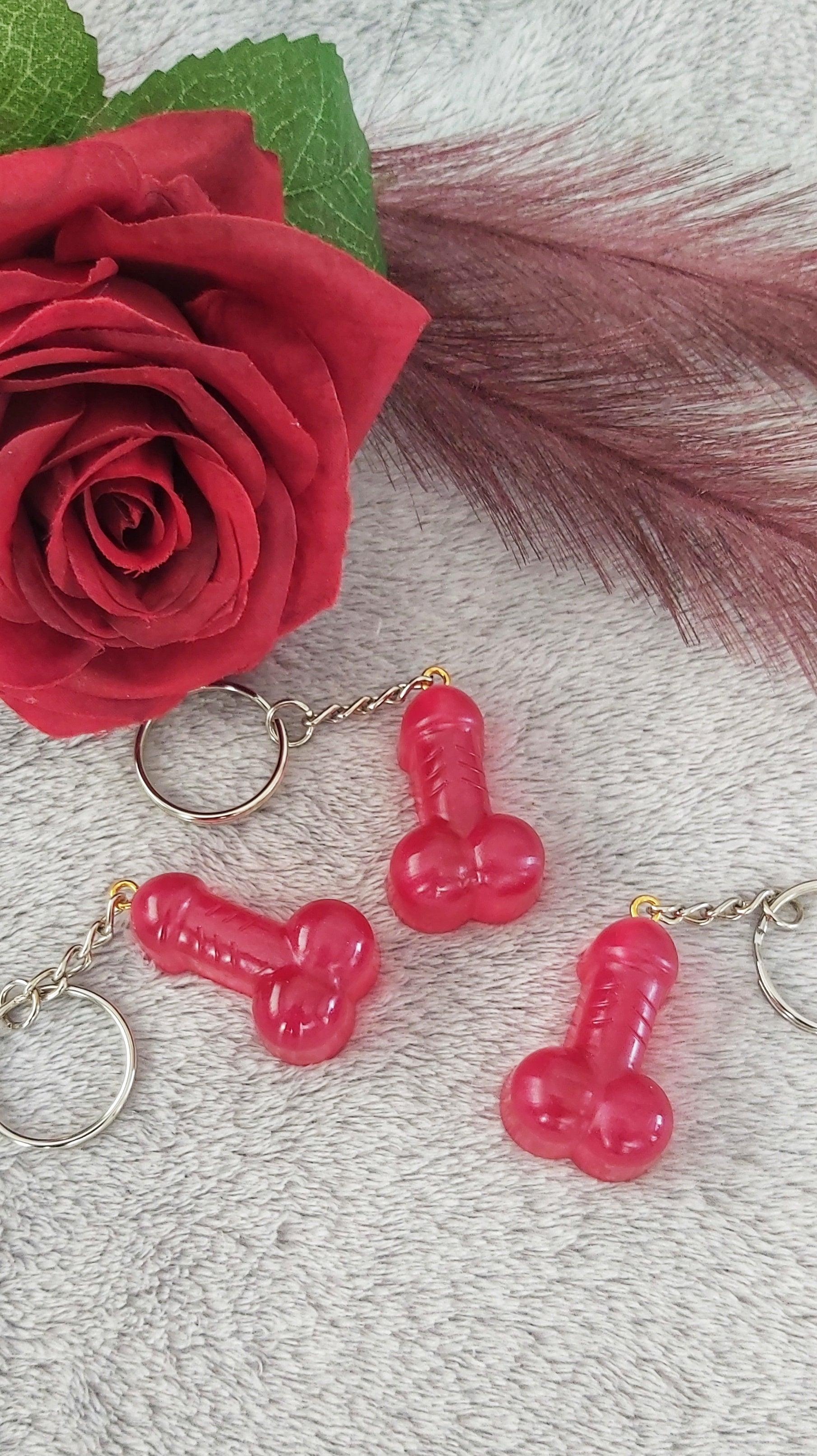 Novelty Resin Penis keyrings - Wifestyle Products