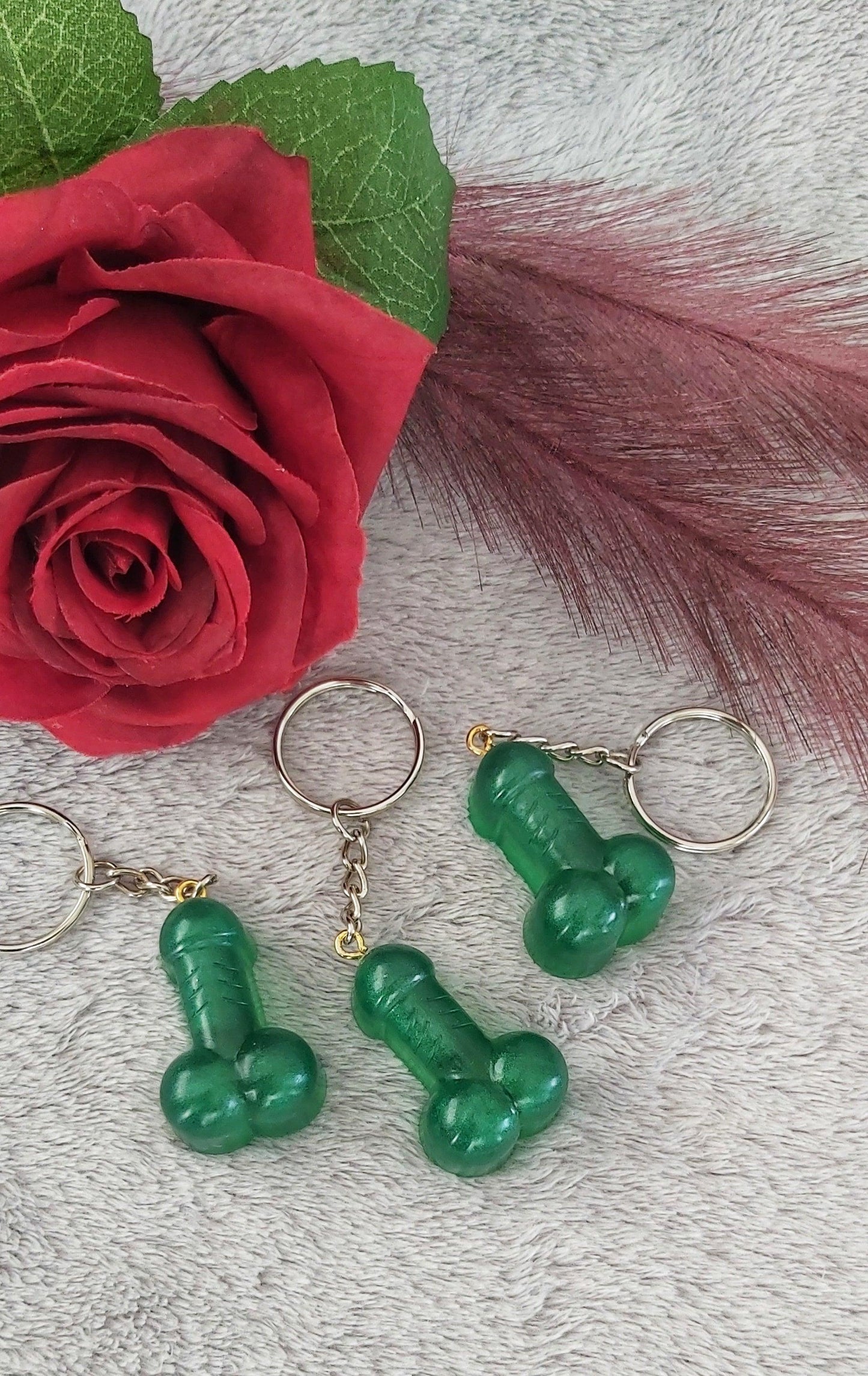 Novelty Resin Penis keyrings - Wifestyle Products