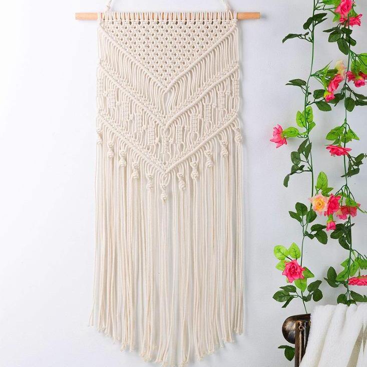 "MAGGY" - Boho Chic tapestry Bohemian Home Art Décor Macramé Wall Hanging - Wifestyle Products